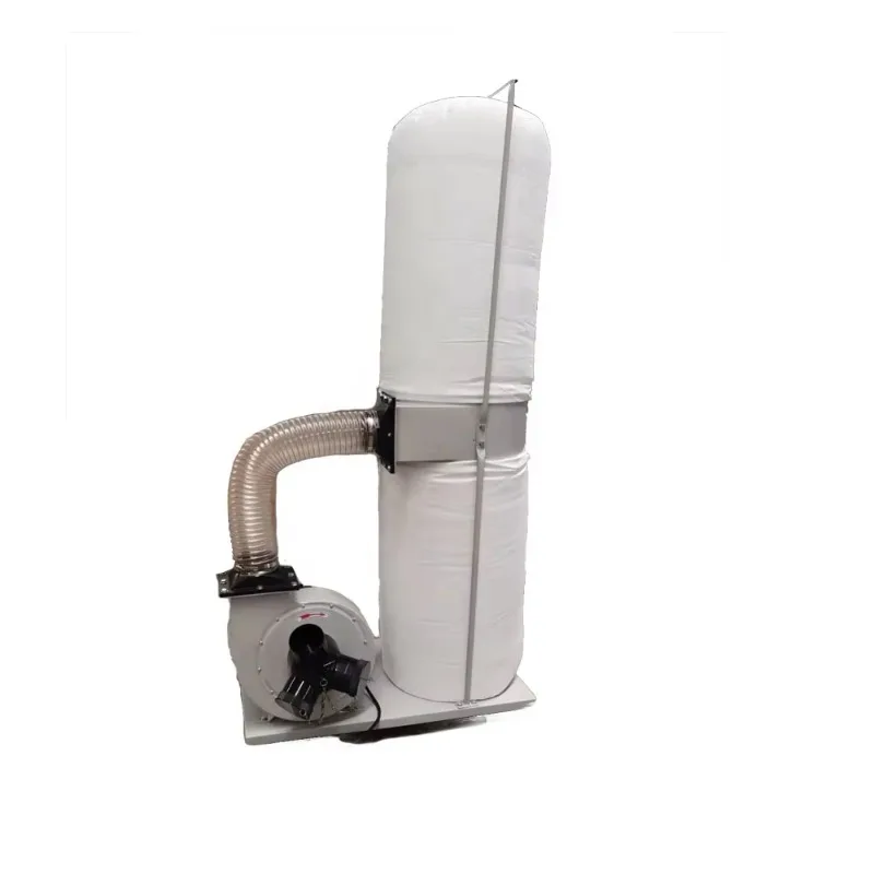 

1500W Woodworking Dust Collector Double Cloth Bag Vacuum Cleaner Single Barrel Industrial Portable For Construction Workshop