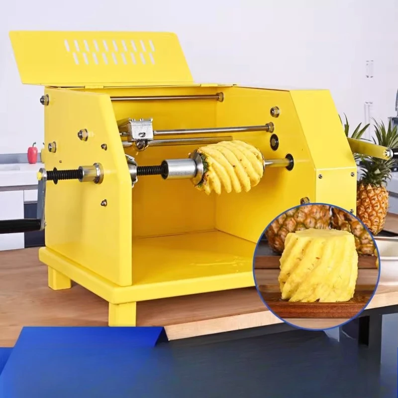 

New peeling machine thickened hand crank semi-automatic fruit and vegetable peeling fast commercial pineapple and pineapple