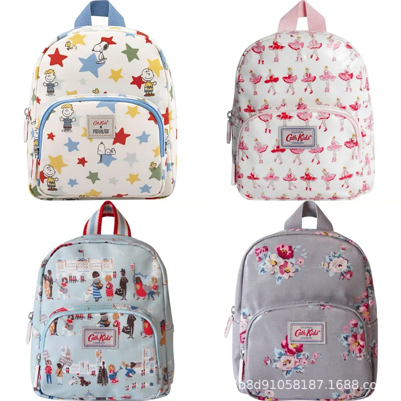 Cartoon Snoopy Schoolbag 23*19*7cm Kawaii Ballet Girl Waterproof Backpack Cath Kidston Bag