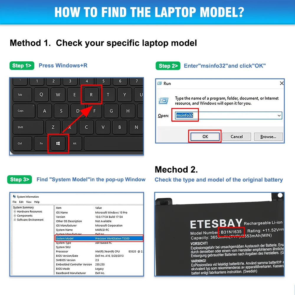 ETESBAY HB5781P1EEW-31A Laptop Battery For MateBook 14s 2021 HKD-W76 HKD-W56 HB5781P1EEW-31C