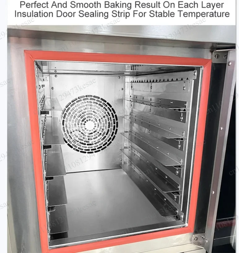10 Tray Industrial Hot Air Convection Oven Meat Biscuit Bakery Machine Low Price Commercial Baking Equipment