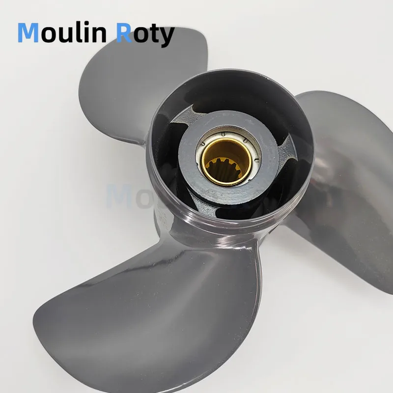 Propeller 11 1/4X13 Suitable for Honda 35-60Hp Outboard Propeller 13 Spline Teeth 3 Blades 58130-Zv5-000Za