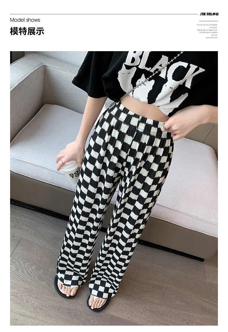 

Белые широкие брюки женские летние с принтом тай-дай с разрезом курорт из бамбука и хлопка Amekaji Boho с волнистыми краями легкие драпированные универсальные брюки