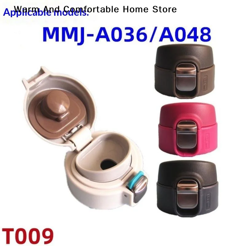 【W】Plastic Water Bottle Cup Lid Replacement Splash Proof Sealing Bottle Cover Therms Cup Bounce Cap For Tiger MMJA048/A036