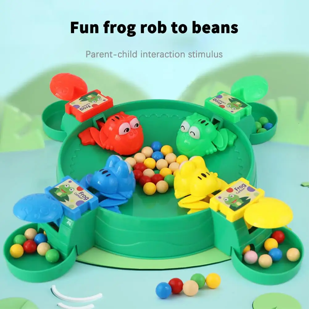 

Children's Early Frog Eat Peas Indoor Parent-child Interaction Stimulus Battle Educational Board Game Toy Fangle Funny Indoor