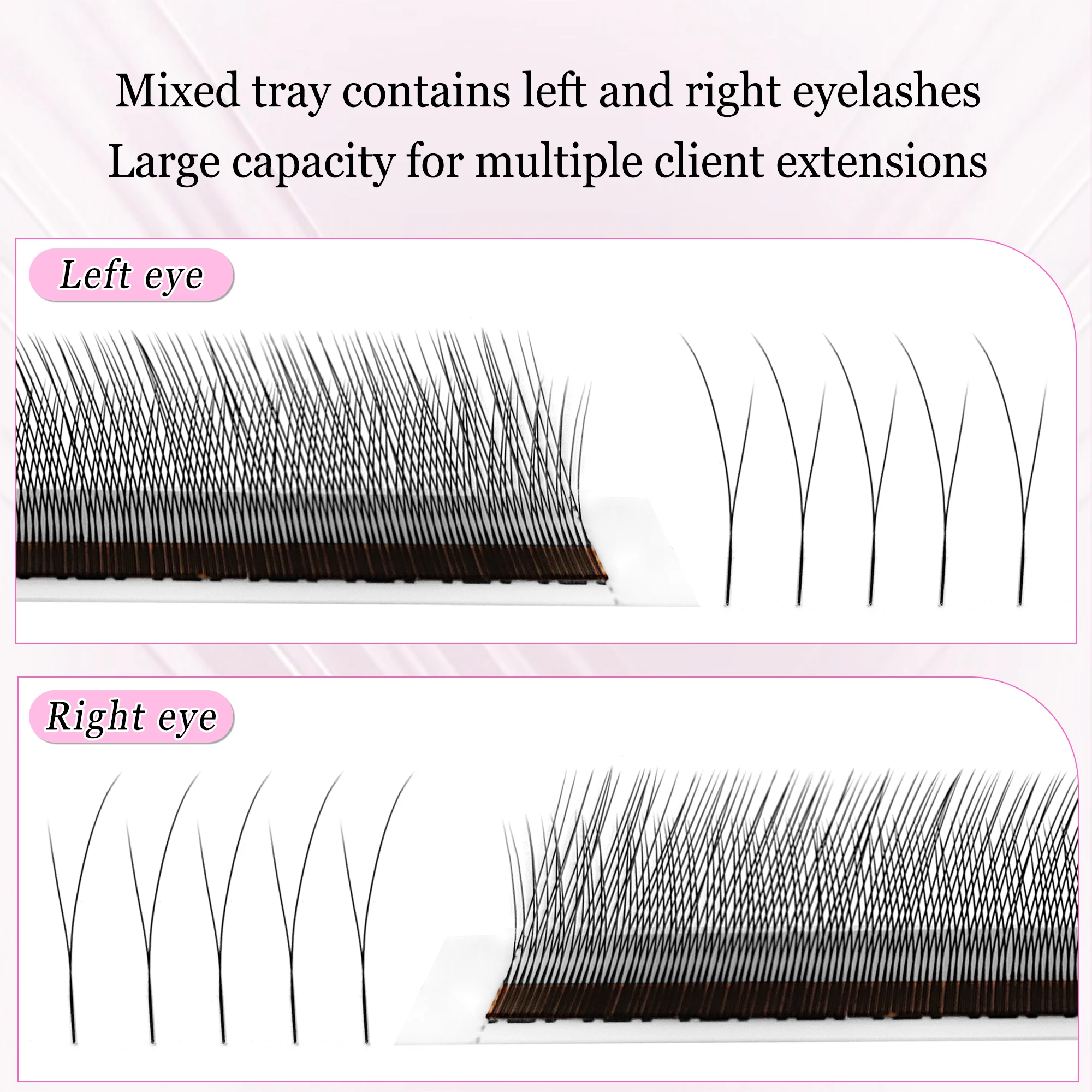 CoMango 1D 2D Y fox wimper extensions natuurlijke zachte 2d wimpers C/D/LC premade fan technische vezels gratis verzending