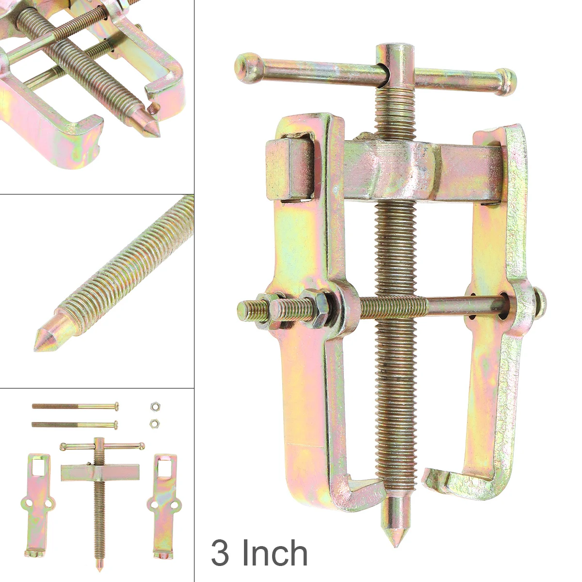 3 Inch Two-claw Puller Separate Lifting Device Multi-purpose Pull Strengthen Bearing Rama for Auto Mechanic Hand Tools