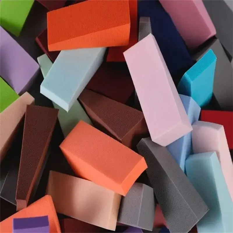 Éponge de maquillage douce, fond de teint pour le visage, correcteur, crème, mélange de poudre, bouffante de frottis, outil cosmétique, 50 pièces