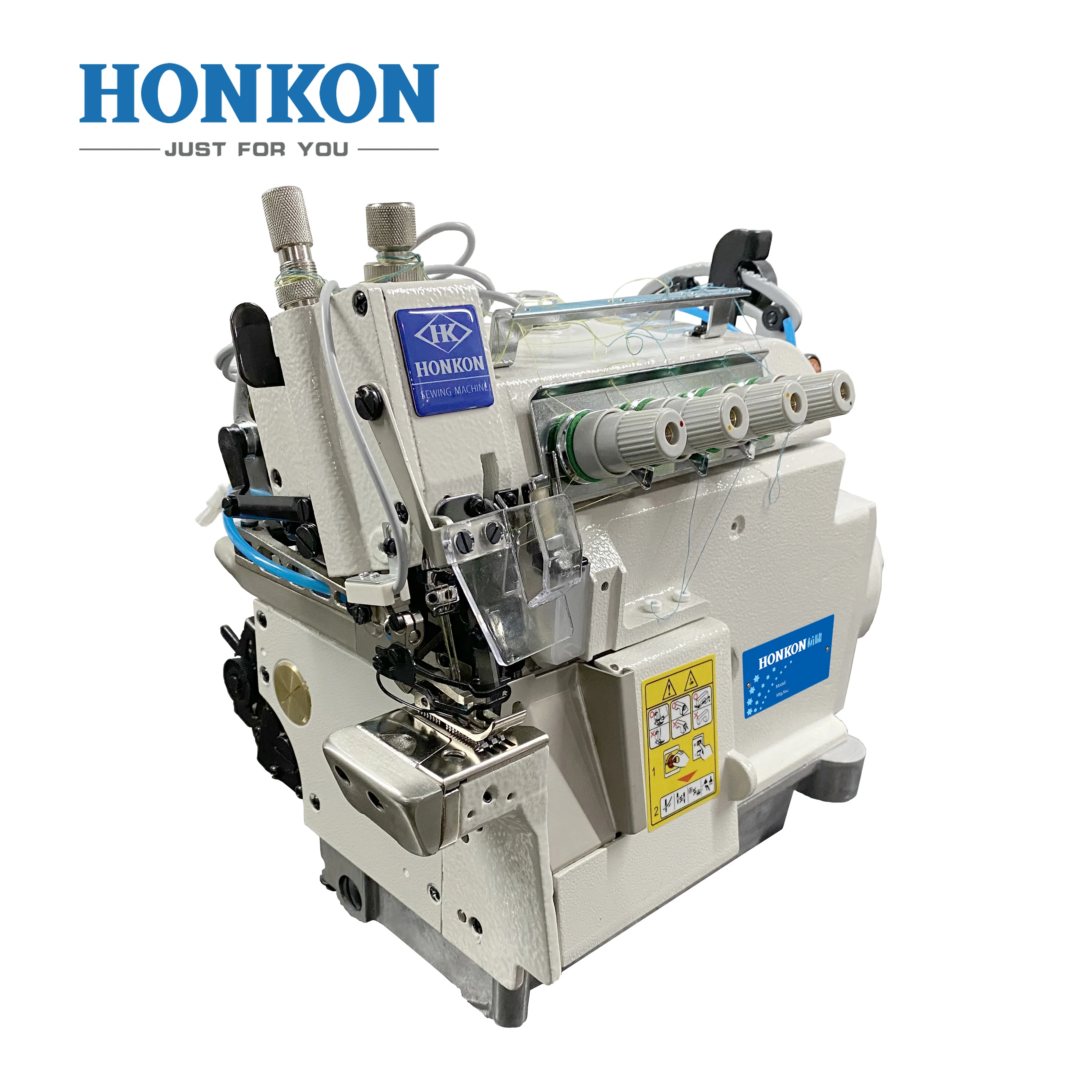 HK-5100-4D over lock sewing machines overlock sewing machine small cylinder bed for cuff collar