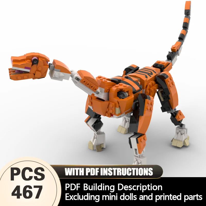 

Creators Animal Series Model MOC Building Bricks Long-Neck Dinosaur Modular Technology Gifts Holiday Assemble Children Toys Suit
