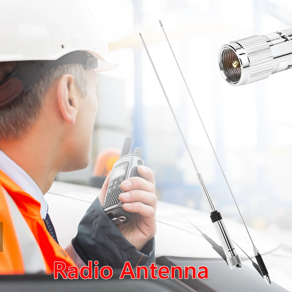 NL-770R 144/430MHz UHF VHF Antenna with PL-259 Plug Automobile Interior Decoration Parts for Mobile / Station Radio