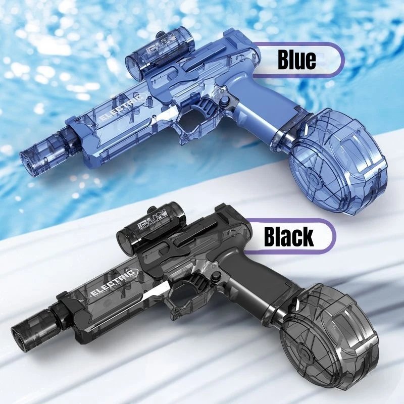 Nieuw elektrisch automatisch waterpistool met lichte sprays Water Continu hogedruk Hoge snelheid Krachtig Ice Blast Waterpistool Speelgoed