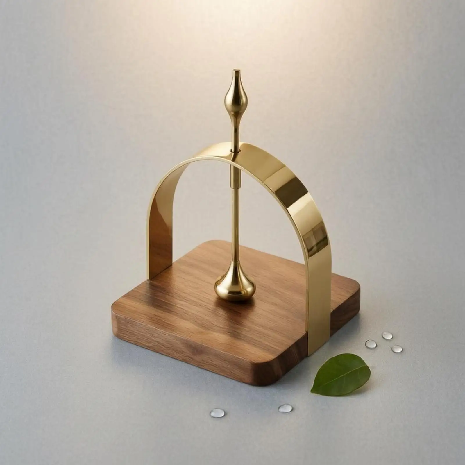 Tabletop Tissue Rack Decorative Finials Stainless Steel Napkin Holder Arched