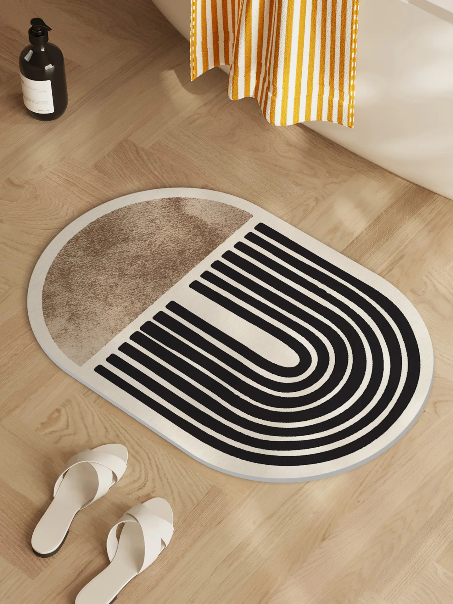 

Silicon Dendroid Batoom Mat Water Absorbent Non-Slip Entrance Door Mat Comfortable Footrest Home Decor Rug