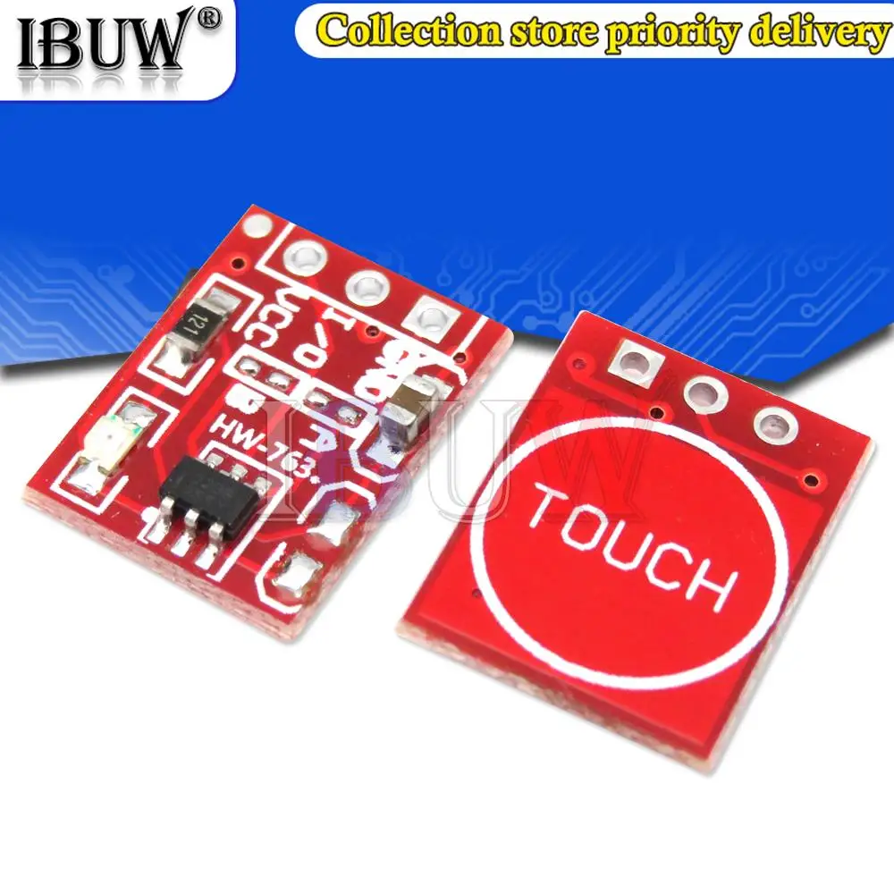 10PCS TTP223 Touch button module Self-Locking/No-Locking Capacitive switch single channel modifies sensor