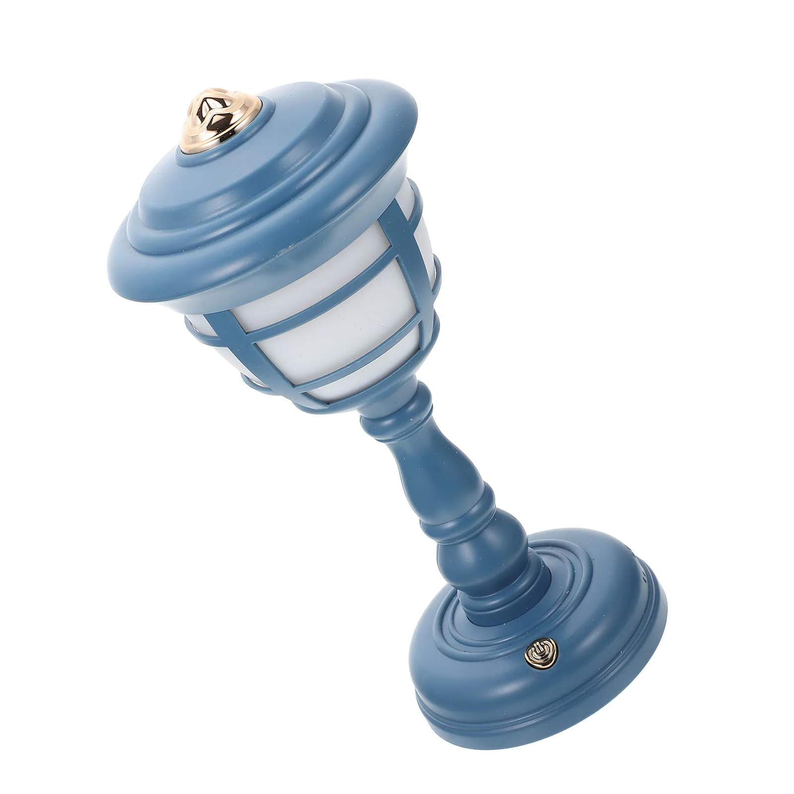 

1 set 1 Set Mini Desktop Retro Style Table Lamp Eye Caring Night Light For Bedroom Decorative Tabletop Usb Charging Vintage Lamp
