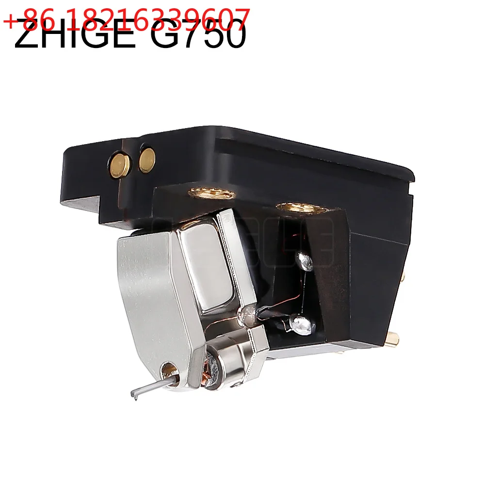 YAO  G750 MC Cartridge Dynamic Coil Cartridge Low Output Oval Diamond Tip Ebony LP Vinyl HiFi Audio Cartridge
