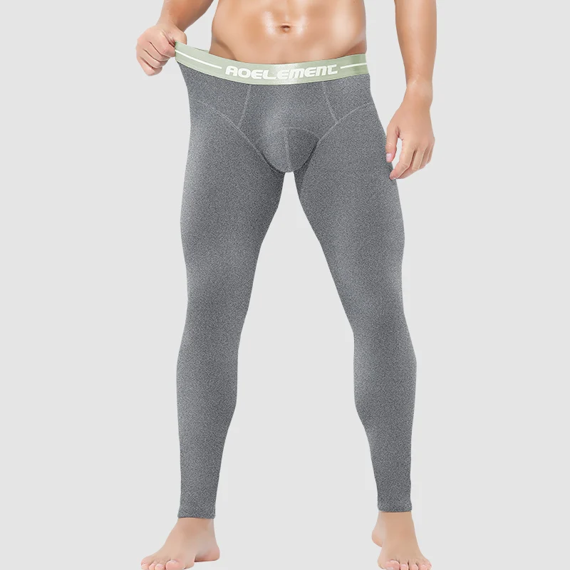 Winter Autumn Trousers, Men's Intimates, Single Piece, Thickened Velvet Trousers, Warm Trousers, Tight Trousers, Leggings, Tro