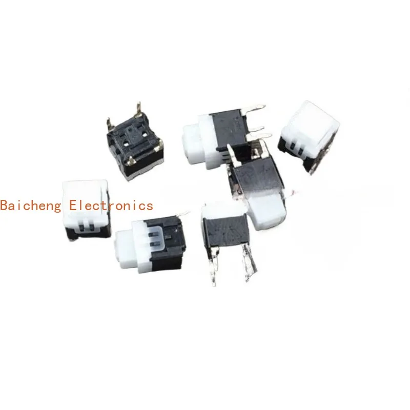 

10PCS 7.8 * 7.8 micro button with 4-pin direct insertion, self resetting button switch, self popping, light touch