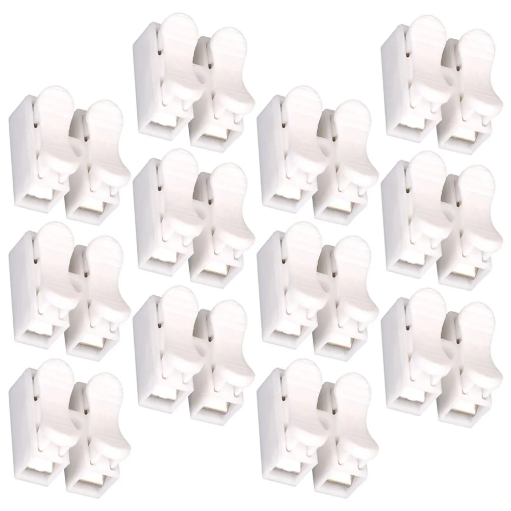 

100pcs 2P Spring Terminal Block 0.2-2.5Mm² 380V 10A Wire Connector For Lighting Electric Wiring Push Type Plastic Terminal