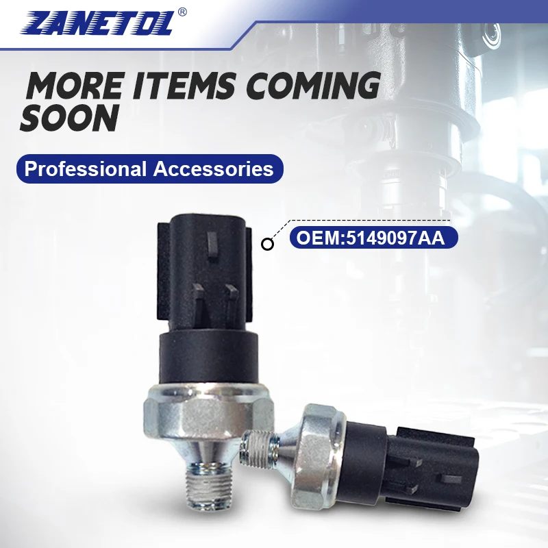 ZANETOL Accessorio Mittente pressione olio per DODGE RAM 3500 VAN 2002~2003 per JEEP COMMANDER 2006~2010 5149097 AA 4707051 4868672 AA