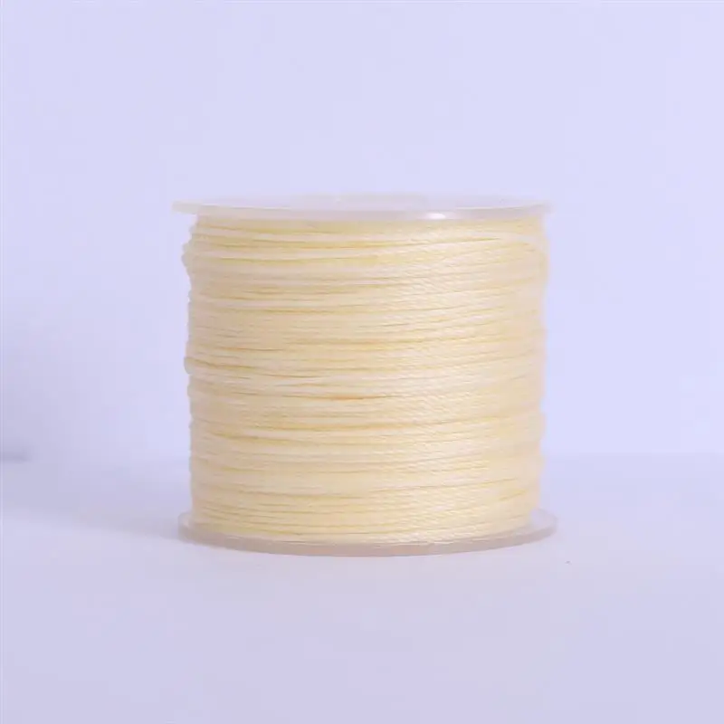 20M/Roll 0.6MM Waxed Thread Cord Leather Line DIY Handicraft Craft Sewing Wax Thread Cord Round Leather Sewing Wax Thread