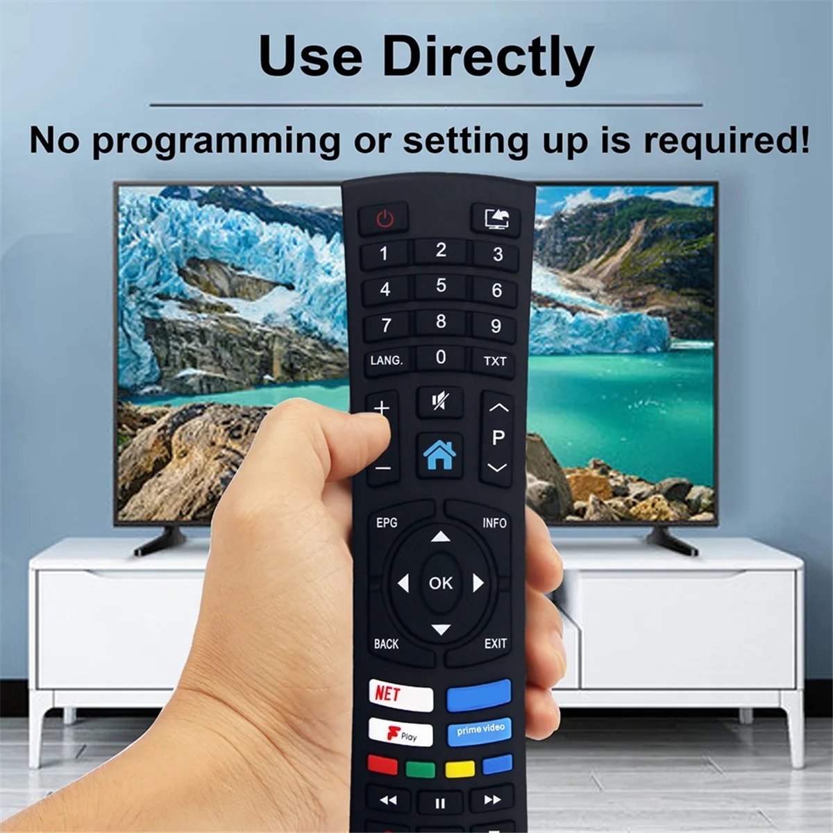 RC1823 Remote Control pengganti untuk Remote Control TV Bush Medion