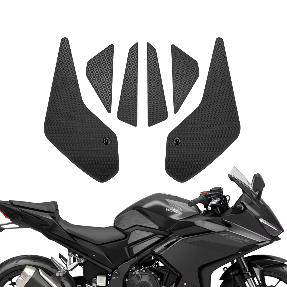 

Motorcycle Tank Traction Pad Anti Slip Sticker Gas Knee Grip Protector For Honda CBR500R CB500F 2024