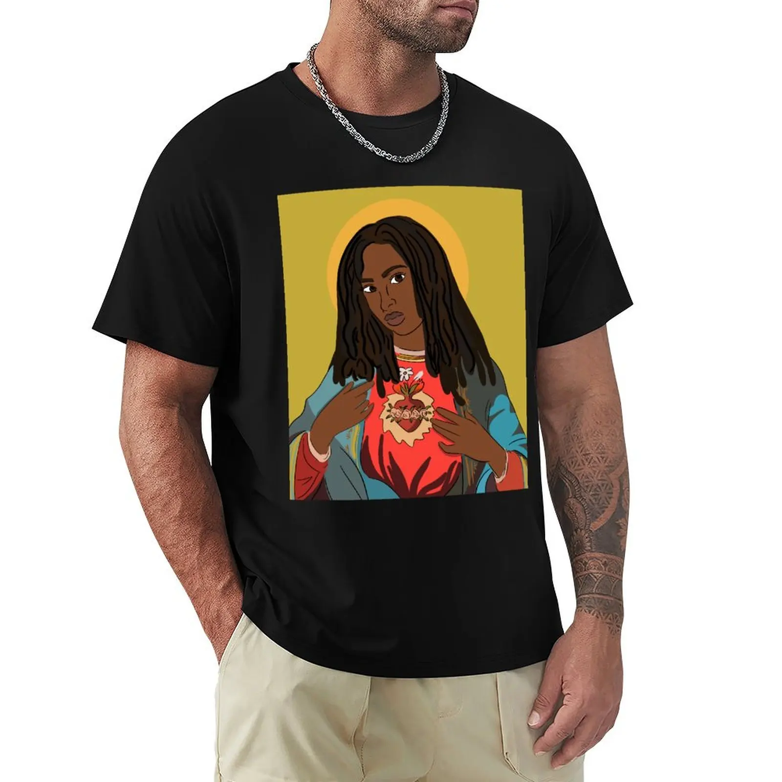 

Mary full of Grace T-Shirt High Elasticity Sports T-Shirt
