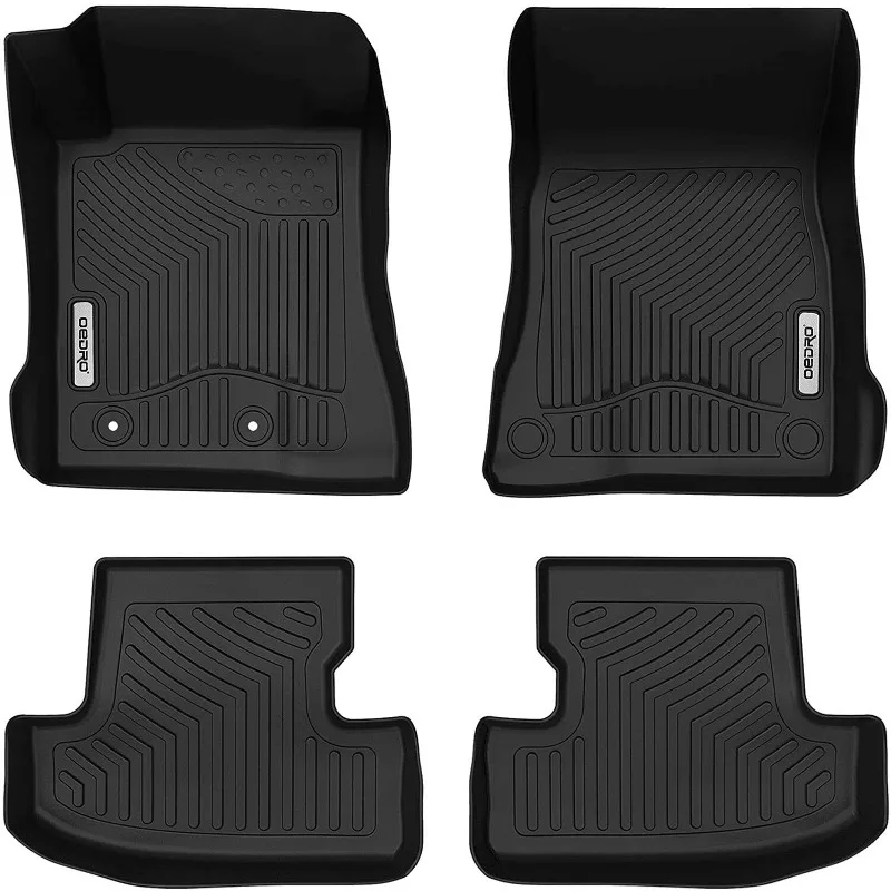 

United States TPE Floor Mats Liners Carpet For 2015-2021 Ford Mustang 3D Molded All Weather