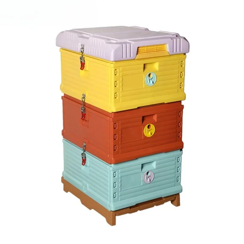 

Beekeeping Equipment 3rd Floor Color Beehive 10 Frame Plastic Hot Beehive Three Layer Plastic Beehive