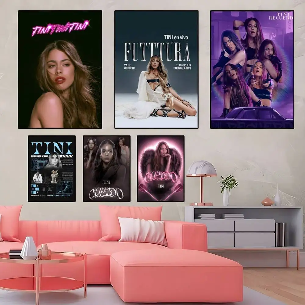 المغني M-Martina TINI StoesselS ملصق جدار الفن طباعة الفن مناسبة لغرفة المعيشة غرفة نوم بار صالون هدية تزيين المنزل #1