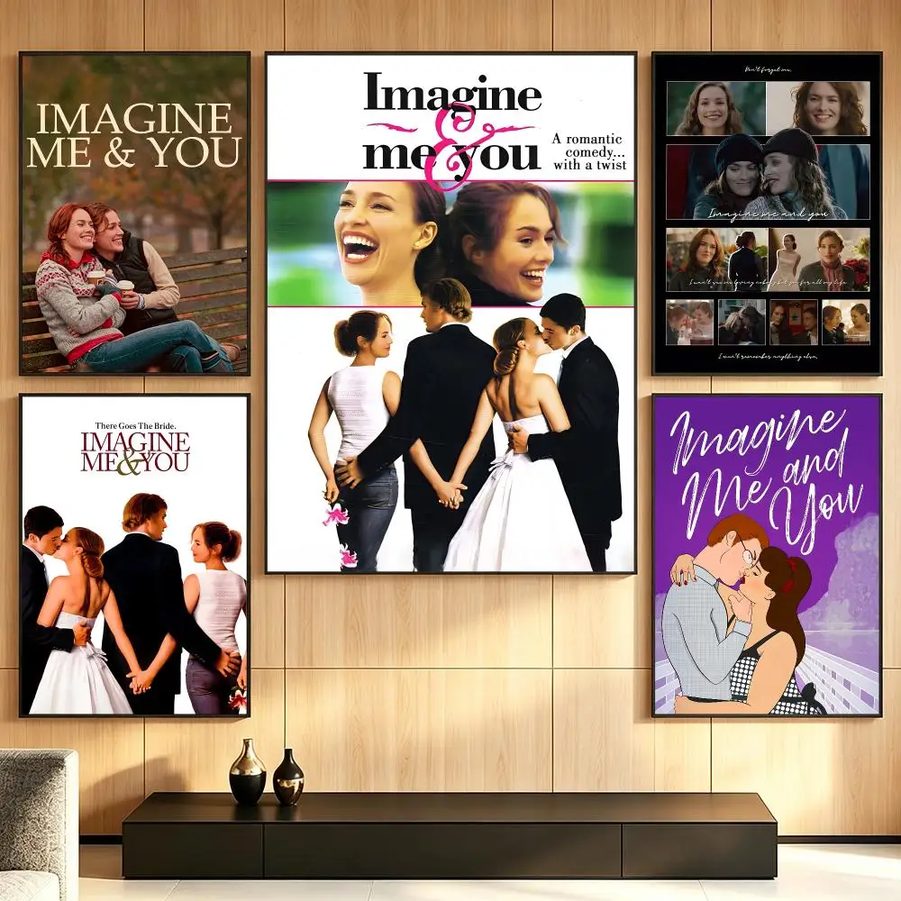 movie imagine me and you Poster Poster HD Printing Cozy Warm Style Home Decor Suitable for Living Room Bedroom Gift
