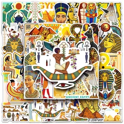 10/30/50PCS Cool Art Alte Ägypten Pharao Pyramide Cartoon Aufkleber Skateboard Laptop Telefon Bike Auto Wasserdicht aufkleber Kind Spielzeug