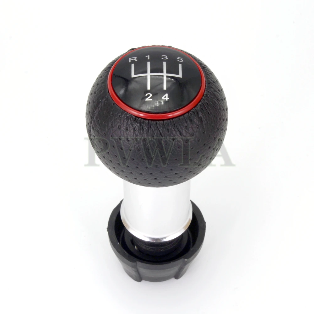 5/6 Speed Manual Stick Gear Shift Knob For Audi A1 A2 A3 8L 8P A4 B5 B6 B7 B8 B9 A5 A6 C5 C6 C7 C8 C9 A7