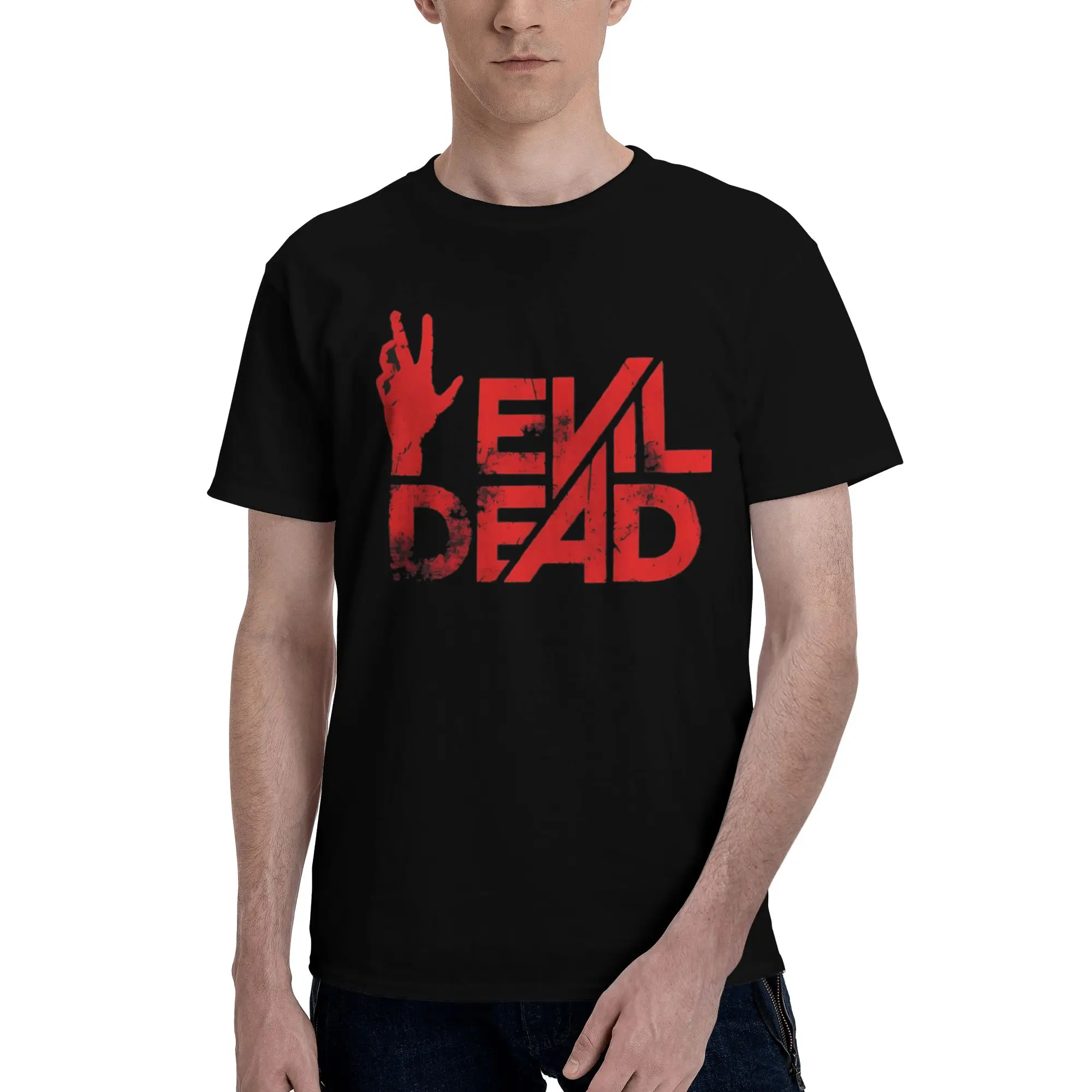 Men Women Graphic Printed Evil Dead Burn T Shirt Tee 100% Cotton  T-shirts Clothing