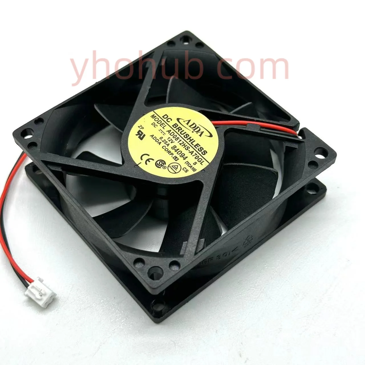 

ADDA AD0812HS-A70GL S DC 12V 0.25A 80x80x25mm Server Cooling Fan