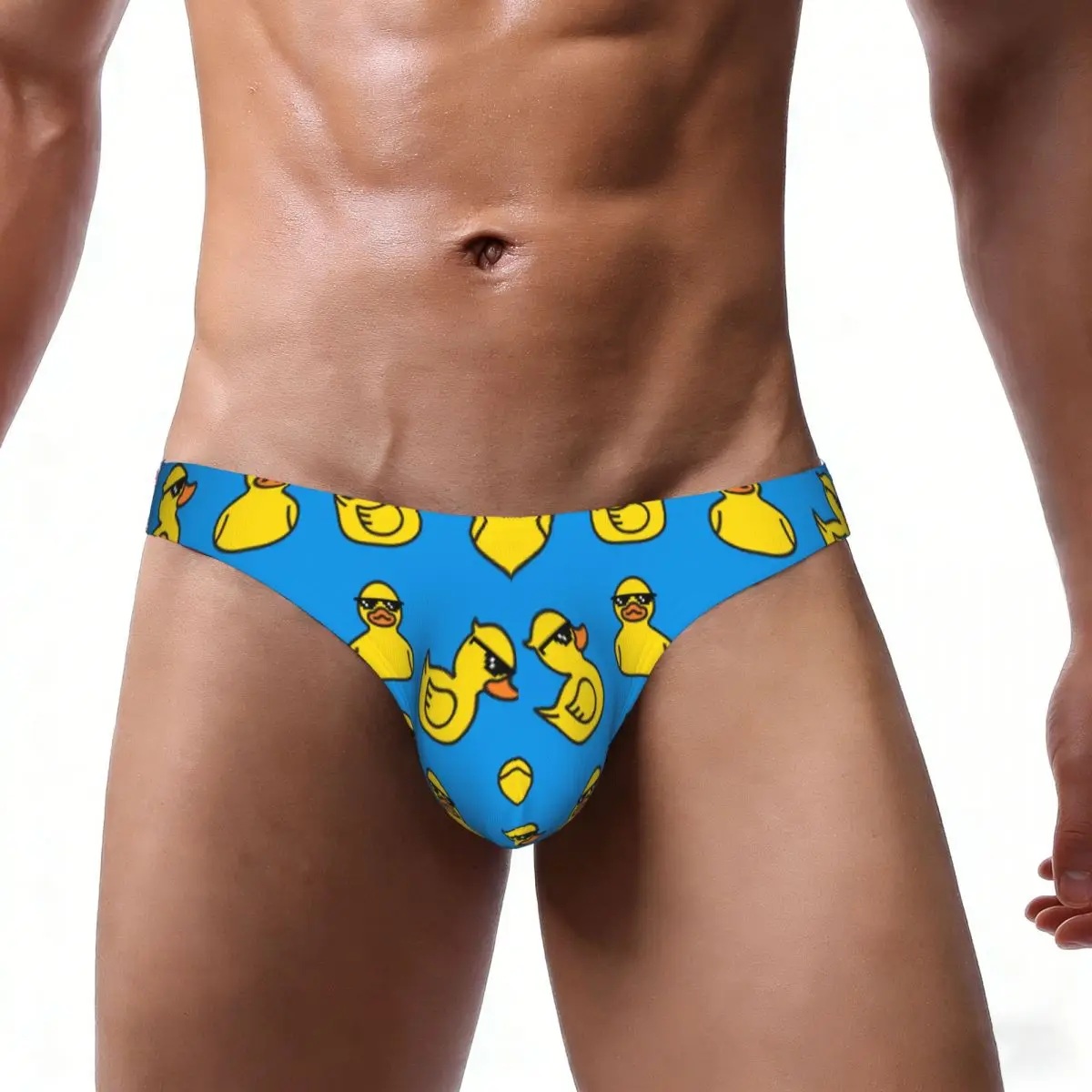 Men's Underwear Briefs Rubber Duck Pattern Sexy Underpants Male Panties Bikini Underwear Ropa Pants