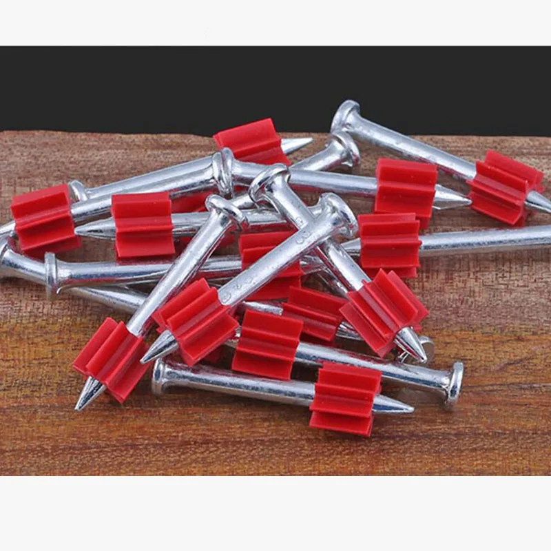 50 PCS Hard Cement Wall Steel Nails, High-Strength Shot Nails, Hardened Advertising Nails