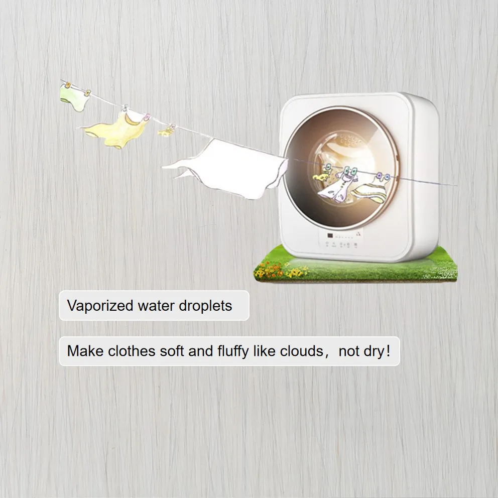 3KG Camping RV Automatic Washing Machine with Dryer Portable Front Loading Washing Machine for Home Caravan Travel