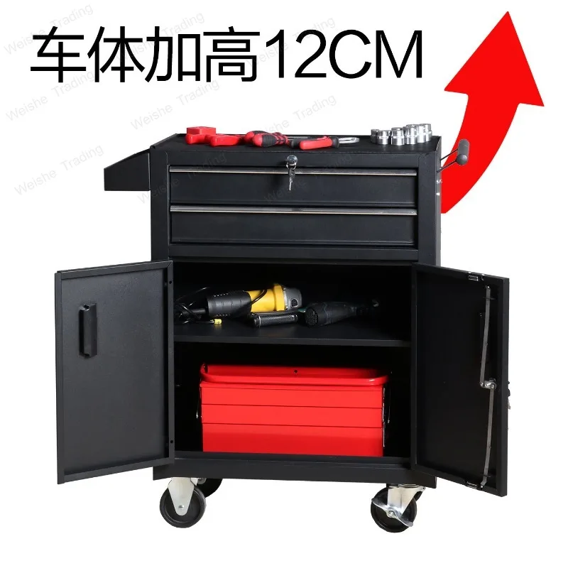 Multifunctional cart Tool cart Drawer type Mobile tool cabinet Auto repair tool box for workshop Tattoo workbench
