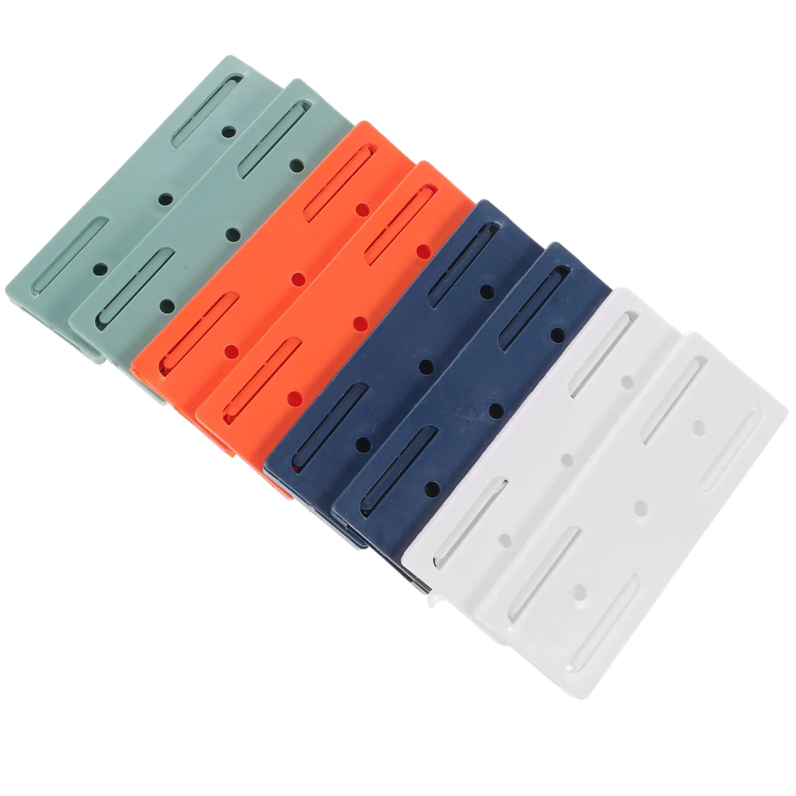 

8Pcs Power Strip Holder Wall Mount High Grade Material Easy to Use Punch Free Design for Home Kitchen Office Socket Wall Fixer