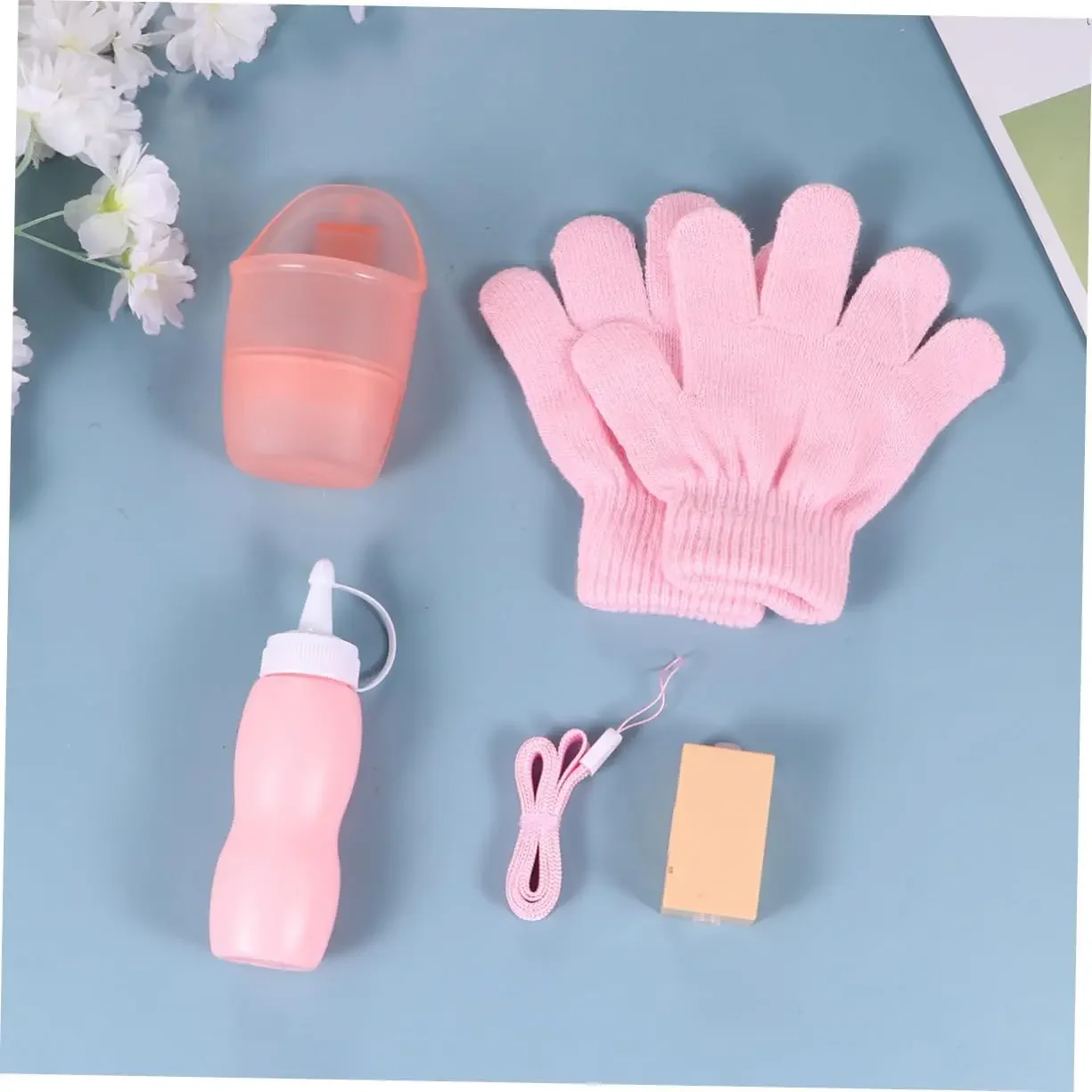 آلة ألعاب الفقاعات لصانع الفقاعات الأوتوماتيكي آلة صنع الدخان المرنة باللون الوردي #4