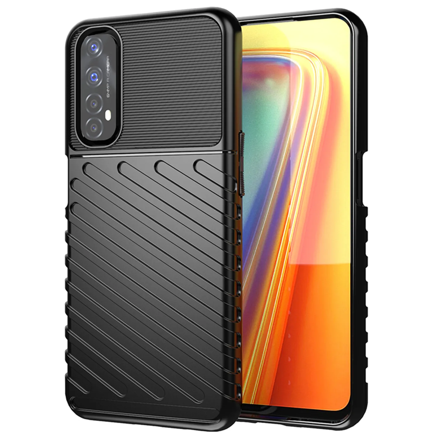 Soft Thunder Cases For Realme Narzo 20 Pro 50pro Fashion Silicone Back Cover for realme narzo 20pro Shockproof Matte Cases