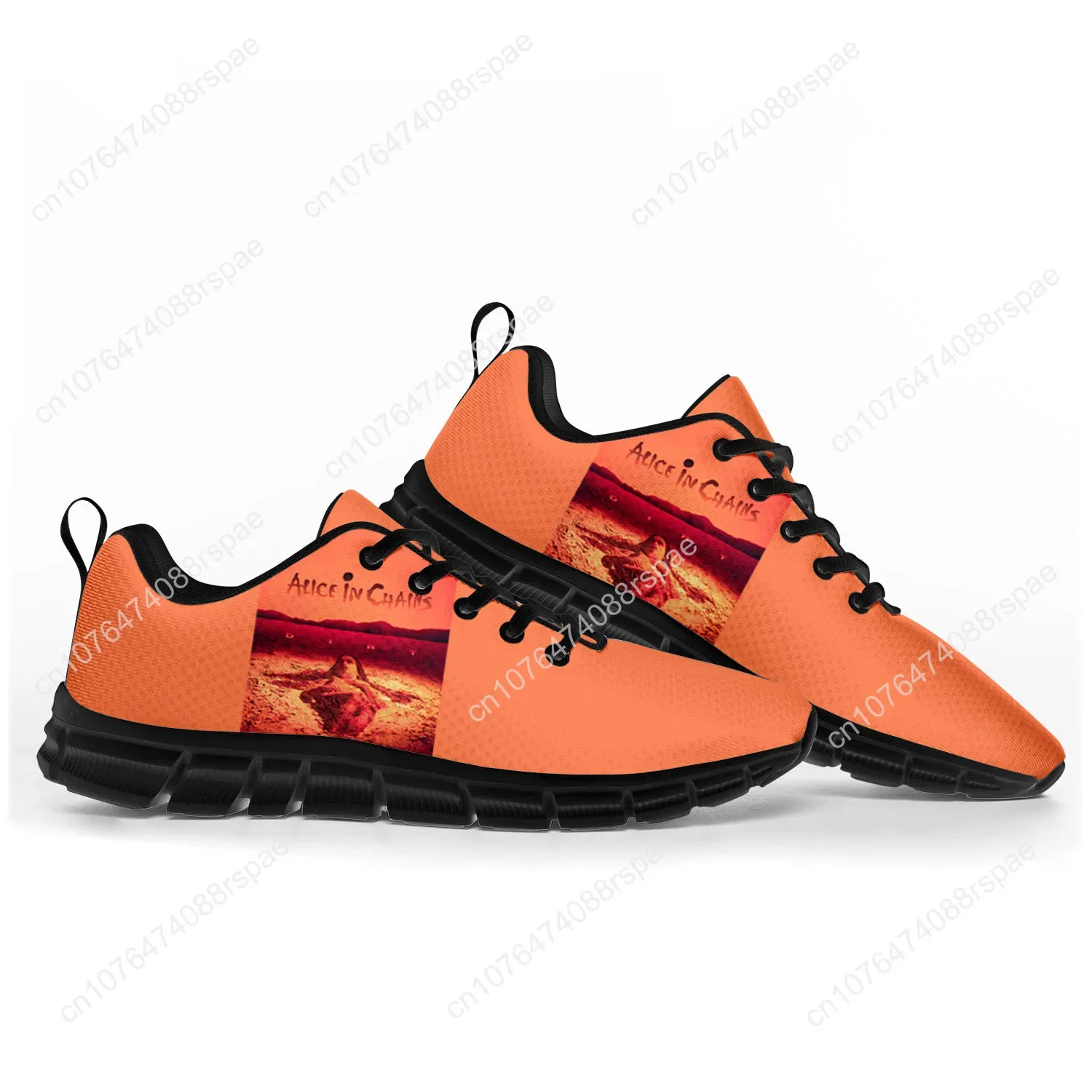 Alice In Chains Metal Rock Band Sneakers, Pop Calçados Esportivos para Homens Mulheres Adolescentes Crianças e Crianças, Sapatos Personalizados Casal de Alta Qualidade