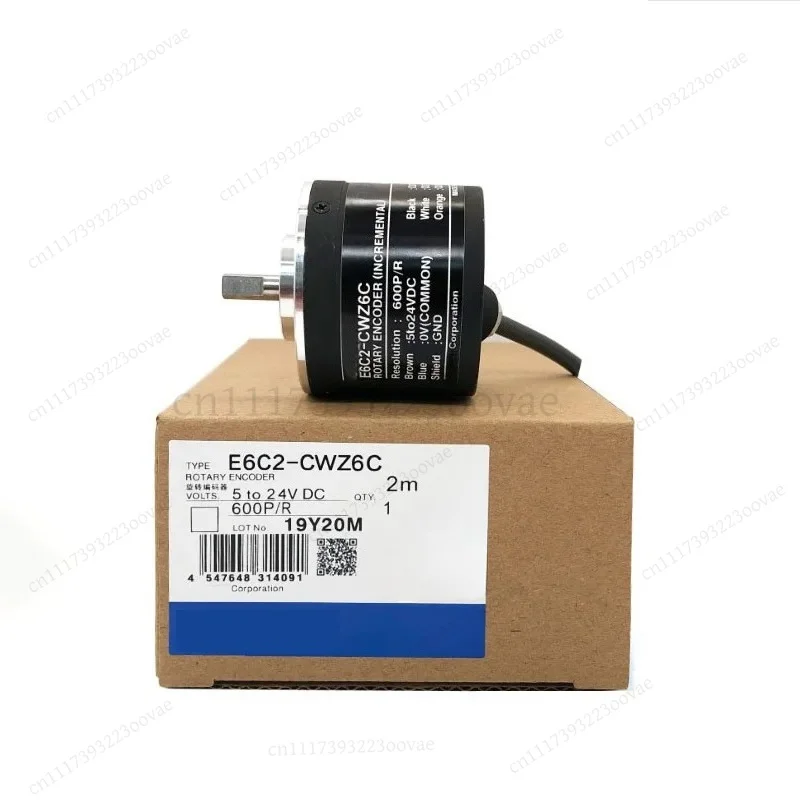 E6C2 Incremental Rotary Encoder CWZ5G CWZ5B CWZ6C CWZ3E CWZ5GH CWZ3XH CWZ6CH CWZ1X - 5V/12V/24V, 100-1000 PPR, Shaft 6mm