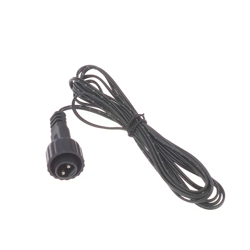 1Pc/3Pcs 2Pin LED Connector Male 2Meters Black 2Pin Plug Connector Wire 1/3/5/pcs Waterproof Extension Cable For Solar Panel