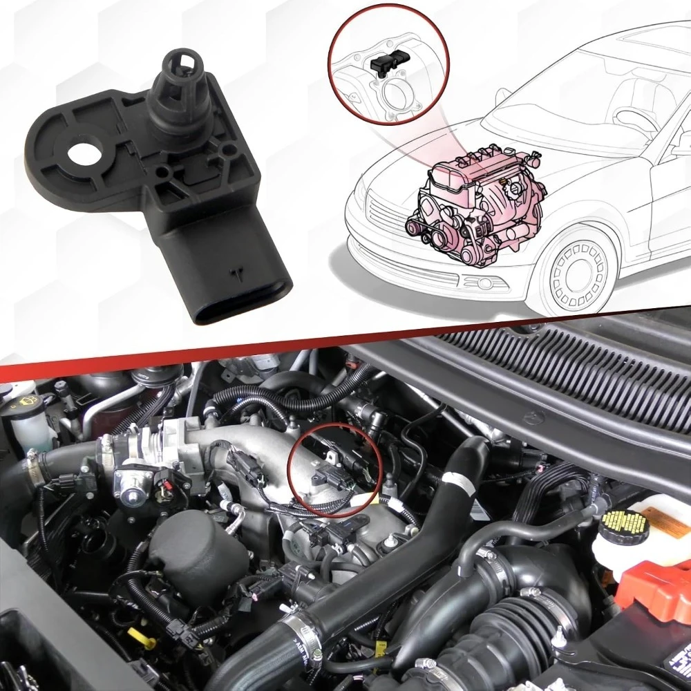 New Intake Pressure Sensor for Mini Cooper Cooper S, Cooper Countryman 2011-2014, Cooper Paceman 2013-2014, 13627599906