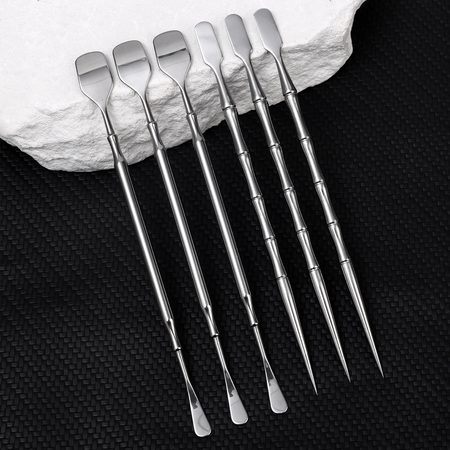 Stainless Steel Blackhead Scraper Acne Needle Removal Treatment Face Pore Cleaning Massage Beauty Shovel Face Blemish Care Tool