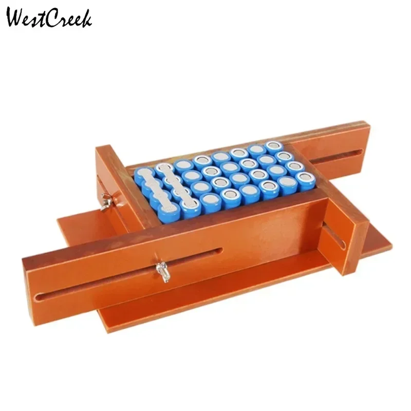 10x16 Battery Fixture Frame 18650 Battery Pack Spot Welder Universal Fixture 18650 Lithium Battery Welding Fixture e